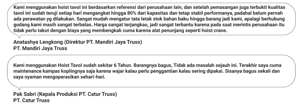 Testimoni Perusahaan 2