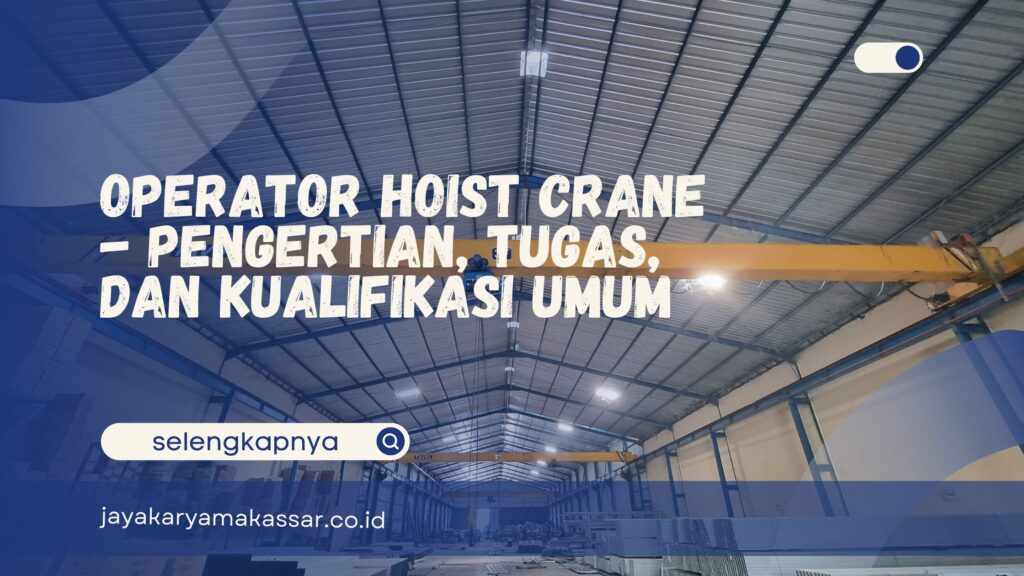 operator hoist crane