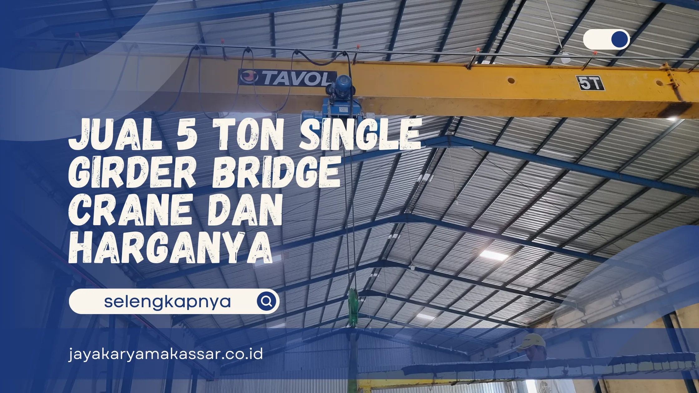5 Ton Single Girder Bridge Crane