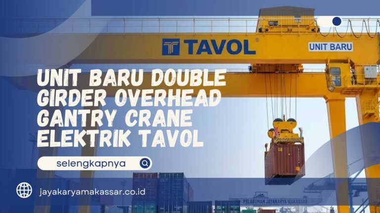 Unit Baru Double Girder Overhead Gantry Crane Elektrik Tavol
