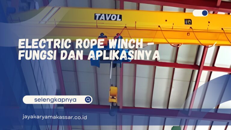 Electric Rope Winch – Fungsi dan Aplikasinya