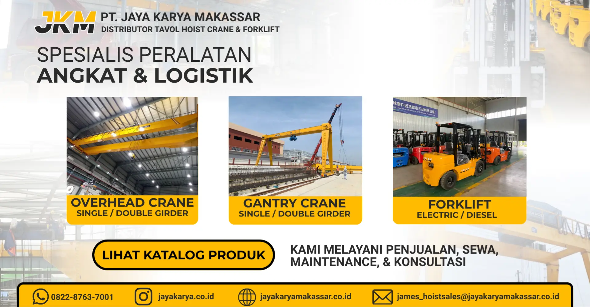 halaman website produk