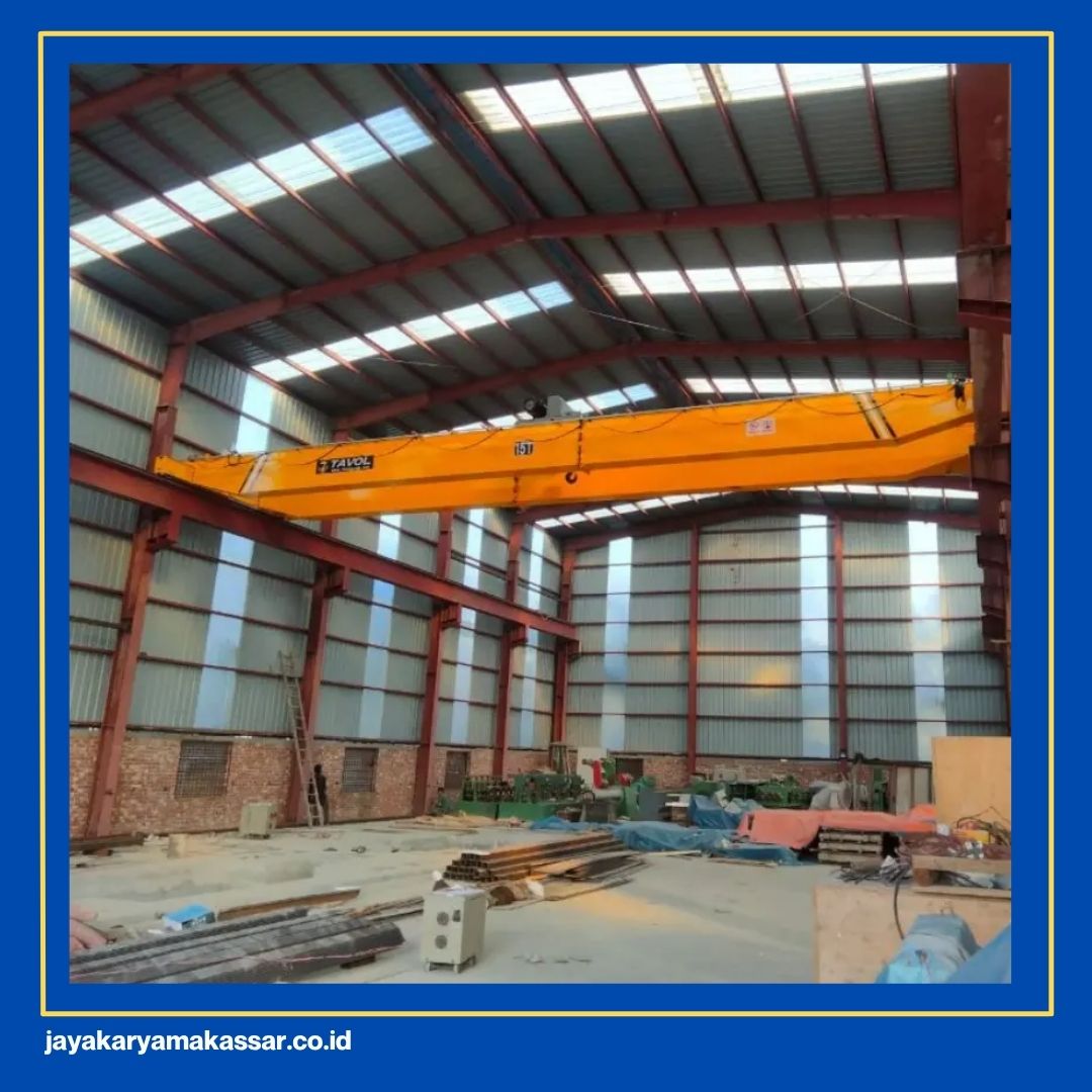 Overhead Crane Lifting Load