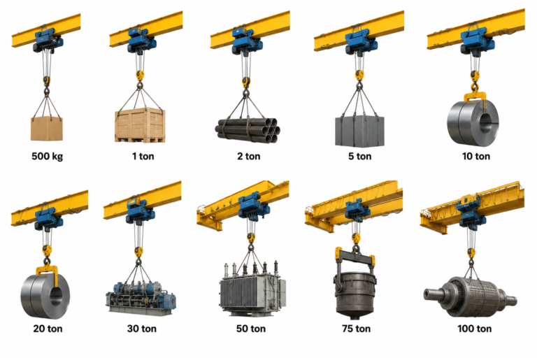 Cara Menentukan Kapasitas Overhead Crane untuk Kebutuhan Industri