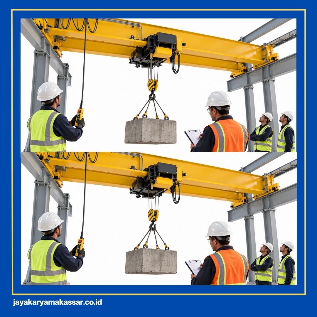 cara perawatan overhead crane