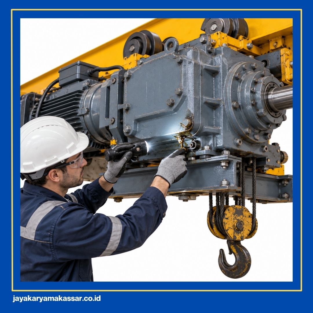 cara perawatan overhead crane